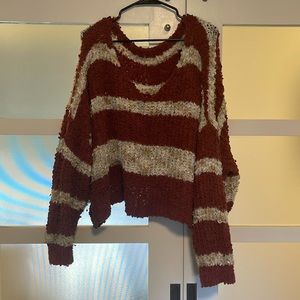 Knitted Cropped Sweater